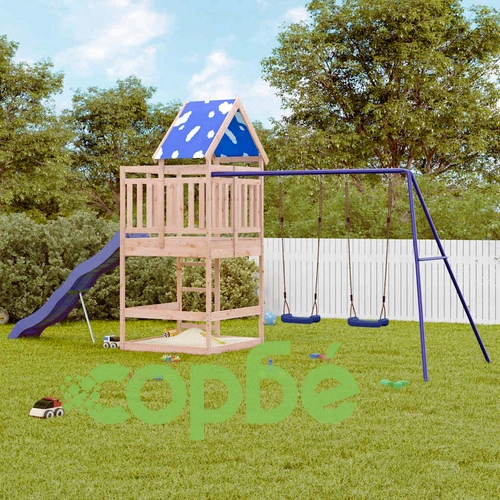 Комбинирано детско съоръжение за игра на открито, бор масив ➤ топ цена ➤ sorbe.bg