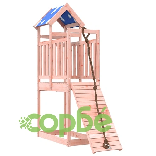 Комбинирано детско съоръжение, масивна дугласка дървесина ➤ топ цена ➤ sorbe.bg