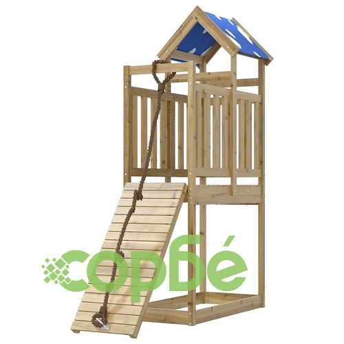 Комбинирано детско съоръжение за игра, импрегниран бор ➤ топ цена ➤ sorbe.bg