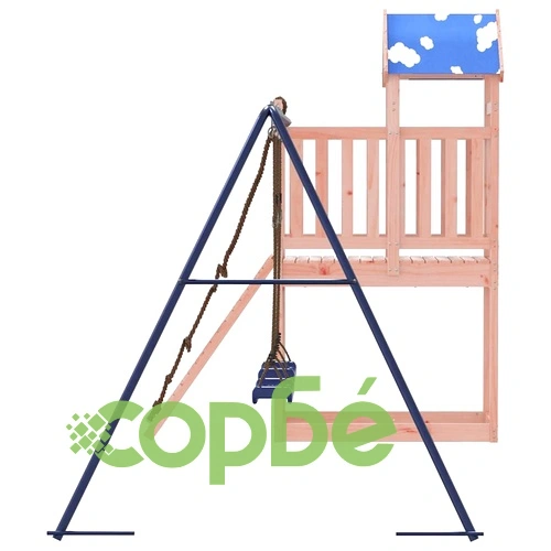 Комбинирано детско съоръжение, масивна дугласка дървесина ➤ топ цена ➤ sorbe.bg