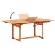 Градински трапезен комплект, 7 части, акация масив и textilene