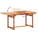Градински трапезен комплект, 5 части, акация масив и textilene