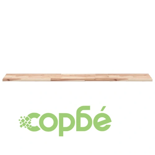 Плаващ рафт 2 бр 160x30x2 см необработено дърво акация масив ➤ топ цена ➤ sorbe.bg