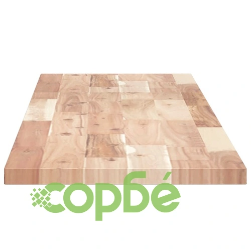 Плаващ рафт 2 бр 160x30x2 см необработено дърво акация масив ➤ топ цена ➤ sorbe.bg