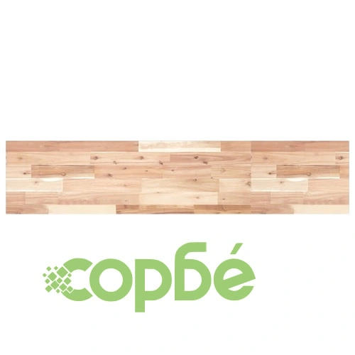 Плаващ рафт 2 бр 160x30x2 см необработено дърво акация масив ➤ топ цена ➤ sorbe.bg