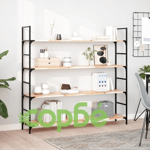 Плаващ рафт 2 бр 160x30x2 см необработено дърво акация масив ➤ топ цена ➤ sorbe.bg