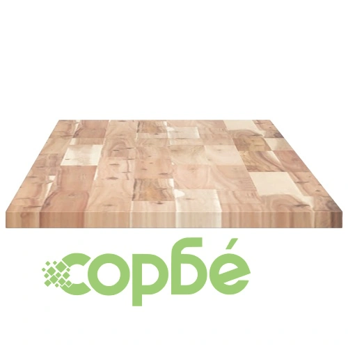 Плаващ рафт 2 бр 160x40x2 см необработено дърво акация масив ➤ топ цена ➤ sorbe.bg