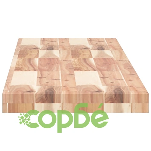 Плаващ рафт 140x30x4 см необработено масивно дърво акация ➤ топ цена ➤ sorbe.bg