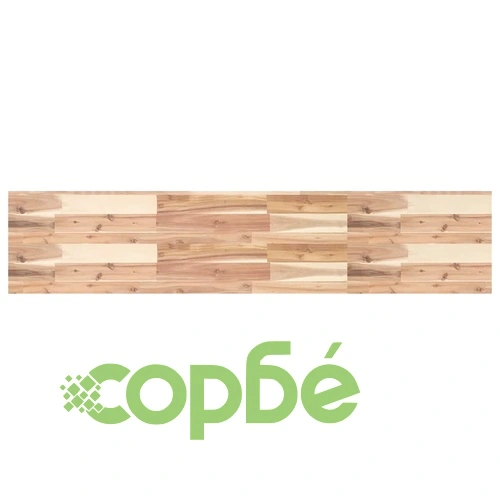 Плаващ рафт 3 бр 160x30x4 см необработено дърво акация масив ➤ топ цена ➤ sorbe.bg