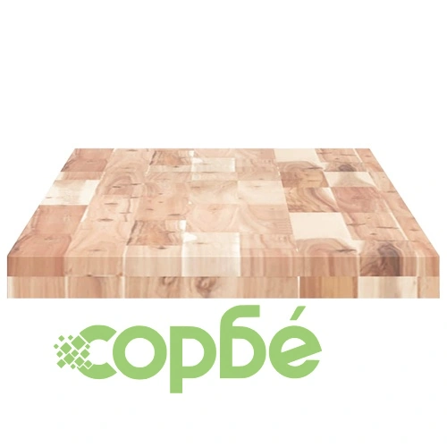 Плаващ рафт 2 бр 160x40x4 см необработено дърво акация масив ➤ топ цена ➤ sorbe.bg