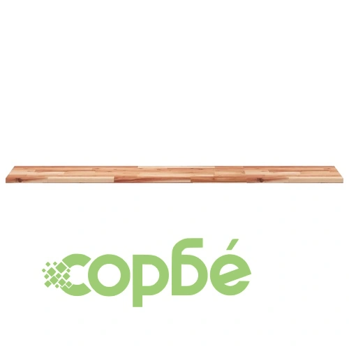 Плаващ рафт, 2 бр, 160x30x2 см, маслен финиш, акация масив ➤ топ цена ➤ sorbe.bg