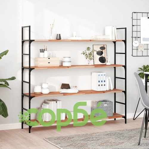 Плаващ рафт, 2 бр, 160x30x2 см, маслен финиш, акация масив ➤ топ цена ➤ sorbe.bg