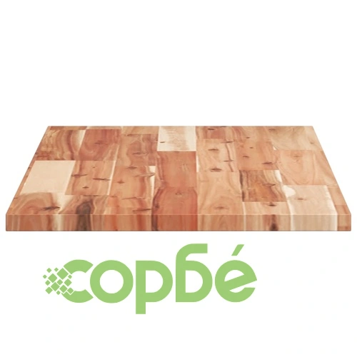 Плаващ рафт, 3 бр, 60x40x2 см, маслен финиш, акация масив ➤ топ цена ➤ sorbe.bg