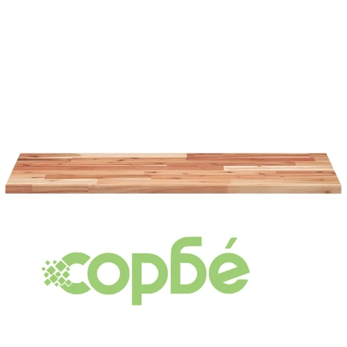 Плаващ рафт, 4 бр, 60x40x2 см, маслен финиш, акация масив ➤ топ цена ➤ sorbe.bg