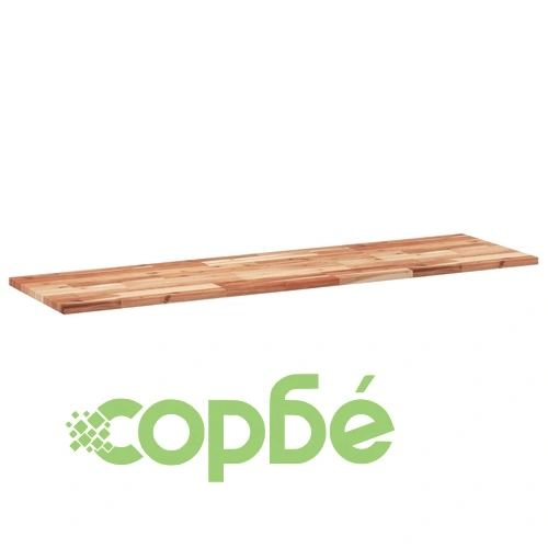 Плаващ рафт, 4 бр, 140x40x2 см, маслен финиш, акация масив ➤ топ цена ➤ sorbe.bg