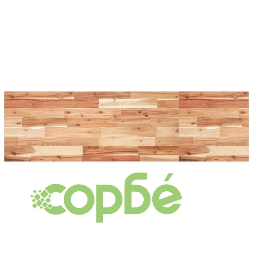 Плаващ рафт, 4 бр, 140x40x2 см, маслен финиш, акация масив ➤ топ цена ➤ sorbe.bg