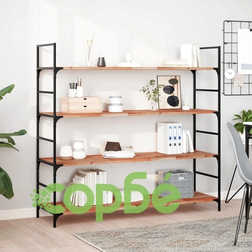 Плаващ рафт, 160x40x2 см, маслен финиш, масивно дърво акация ➤ топ цена ➤ sorbe.bg