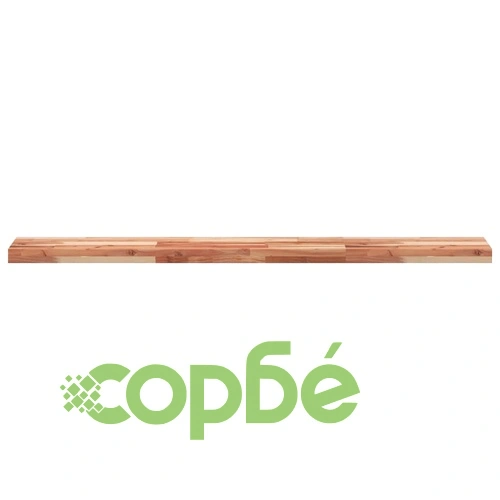 Плаващ рафт, 2 бр, 160x20x4 см, маслен финиш, акация масив ➤ топ цена ➤ sorbe.bg