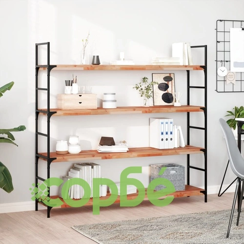 Плаващ рафт, 140x30x4 см, маслен финиш, масивно дърво акация ➤ топ цена ➤ sorbe.bg