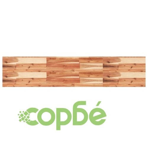 Плаващ рафт, 2 бр, 140x30x4 см, маслен финиш, акация масив ➤ топ цена ➤ sorbe.bg