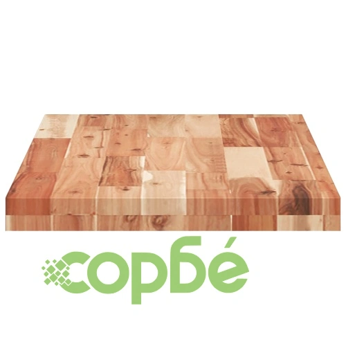 Плаващ рафт, 2 бр, 100x40x4 см, маслен финиш, акация масив ➤ топ цена ➤ sorbe.bg