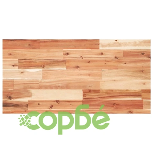 Плаващ рафт, 2 бр, 100x40x4 см, маслен финиш, акация масив ➤ топ цена ➤ sorbe.bg