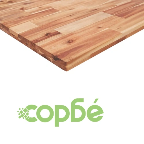 Плаващ рафт, 2 бр, 100x40x4 см, маслен финиш, акация масив ➤ топ цена ➤ sorbe.bg