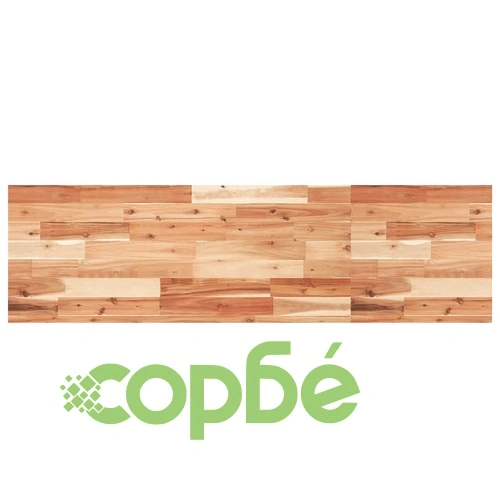 Плаващ рафт, 120x40x4 см, маслен финиш, масивно дърво акация ➤ топ цена ➤ sorbe.bg