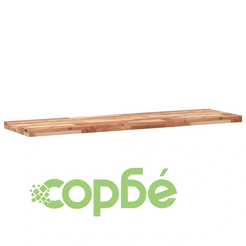 Плаващ рафт, 2 бр, 140x40x4 см, маслен финиш, акация масив ➤ топ цена ➤ sorbe.bg