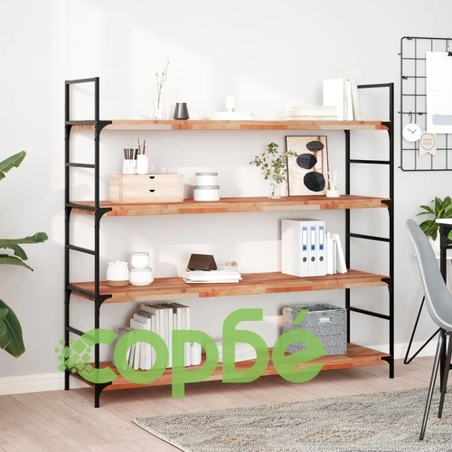 Плаващ рафт, 2 бр, 140x40x4 см, маслен финиш, акация масив ➤ топ цена ➤ sorbe.bg