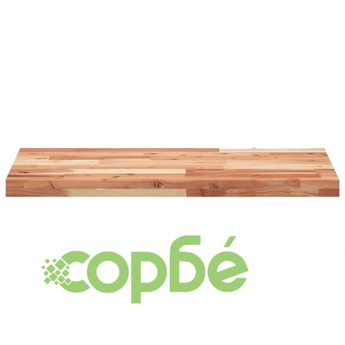 Плаващ рафт, 3 бр, 140x40x4 см, маслен финиш, акация масив ➤ топ цена ➤ sorbe.bg