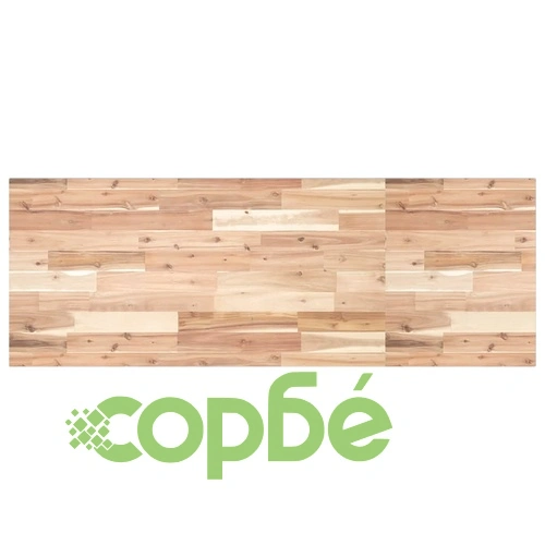 Плот за баня, необработен, 140x50x2 см, масивно дърво акация ➤ топ цена ➤ sorbe.bg