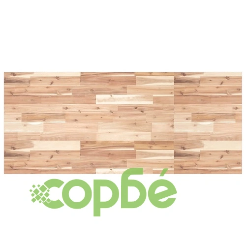Плот за баня, необработен, 120x60x2 см, масивно дърво акация ➤ топ цена ➤ sorbe.bg