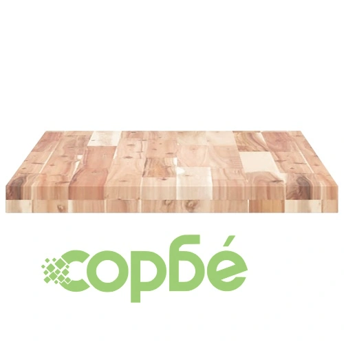 Плот за баня, необработен, 120x50x4 см, масивно дърво акация ➤ топ цена ➤ sorbe.bg