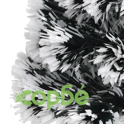 Готова осветена коледна елха зелено и бяло 64 см оптично влакно ➤ топ цена ➤ sorbe.bg