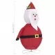 Декоративна фигура на Дядо Коледа с LED, лукс, плат, 90 см