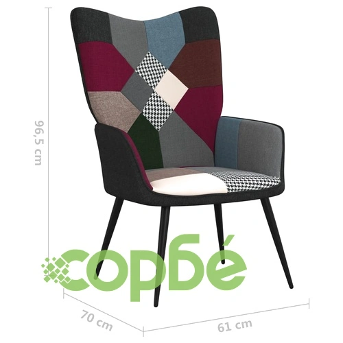 Релаксиращ стол, пачуърк, плат ➤ топ цена ➤ sorbe.bg