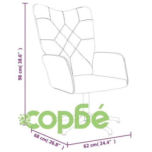 Релаксиращ стол с табуретка, пачуърк, плат ➤ топ цена ➤ sorbe.bg