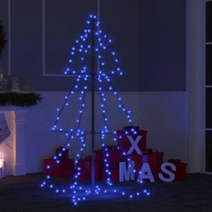 Коледна елха конус, 160 LED, за закрито и открито, 78x120 см