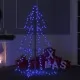 Коледна елха конус, 160 LED, закрито и открито, 78x120 см