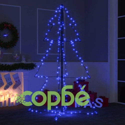 Коледна елха конус, 200 LED, за закрито и открито, 98x150 см ➤ топ цена ➤ sorbe.bg
