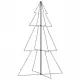 Коледна елха конус, 240 LED, за закрито и открито, 118x180 см