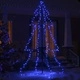Коледна елха конус, 240 LED, за закрито и открито, 118x180 см