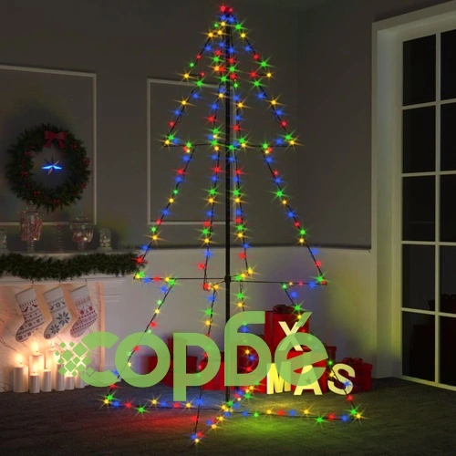 Коледна елха конус, 240 LED, за закрито и открито, 118x180 см ➤ топ цена ➤ sorbe.bg