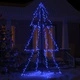 Коледна елха конус, 300 LED, за закрито и открито, 120x220 см