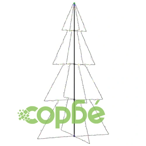 Коледна елха конус, 360 LED, за закрито и открито, 143x250 см ➤ топ цена ➤ sorbe.bg