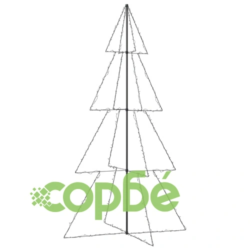 Коледна елха конус, 360 LED, за закрито и открито, 143x250 см ➤ топ цена ➤ sorbe.bg