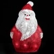 LED Дядо Коледа акрилна фигура, за закрито и открито, 28 см