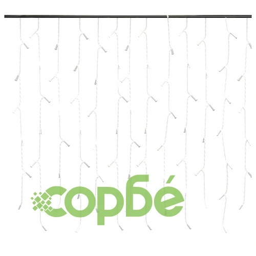 LED завеса ледени висулки 10 м 400 LED топло бяло 8 режима ➤ топ цена ➤ sorbe.bg