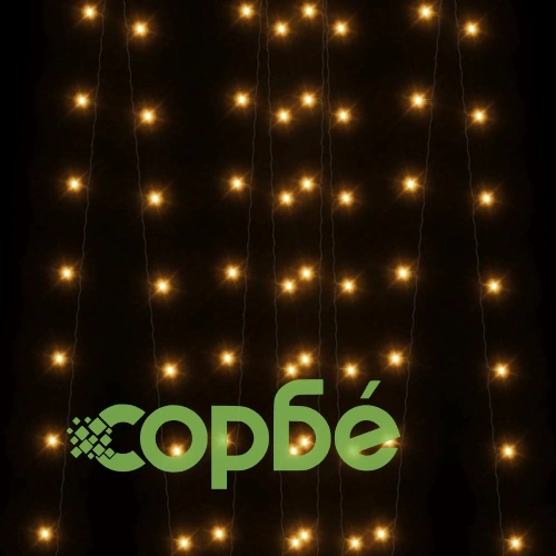 Соларни лампички 2 бр 2х200 LED топло бяло за закрито/открито ➤ топ цена ➤ sorbe.bg